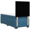 vidaXL Boxspring met matras fluweel blauw 90x190 cm