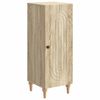 vidaXL Dressoir Sonoma Eiken 33 x 34,5 x 90 cm Bewerkt hout