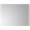 vidaXL Badkamerspiegel LED 80x60 cm