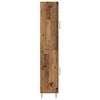 vidaXL Hoge kast 2 pcs Oud Hout Bewerkt hout
