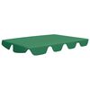 vidaXL Vervangingsluifel voor schommelbank 188/168x145/110 cm groen