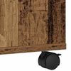 vidaXL Printerstand met opslag Oud hout 60 x 48 x 74 cm Bewerkt hout