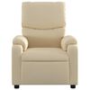 vidaXL Relaxfauteuil Cr&egrave;me Stof