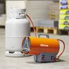 Qlima Gasverwarmer GFA 1030 E 22,5x47,5x36 oranje