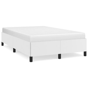 vidaXL Bedframe kunstleer wit 120x200 cm