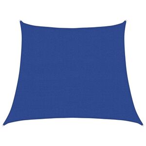 vidaXL Zonnezeil 160 g/m&sup2; trapezium 3/4x3 m HDPE blauw