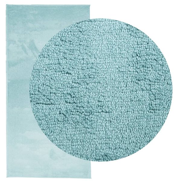 vidaXL Vloerkleed OVIEDO laagpolig 100x200 cm groen