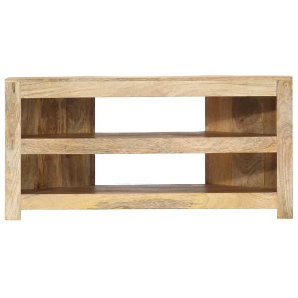 vidaXL Tv-hoekmeubel 90x45x45 cm massief mangohout