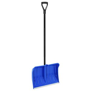 vidaXL Sneeuwschep 147 cm metaal blauw