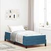 vidaXL Boxspringbed met matras Donkerblauw 80 x 200 cm Stof