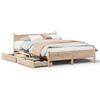 vidaXL Bedframe zonder matras massief grenenhout 120x200 cm