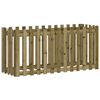 vidaXL Plantenbak verhoogd hekontwerp 150x50x70 cm ge&iuml;mpregneerd hout