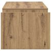 vidaXL Salontafel Artisan Eiken 90 x 45 x 35 cm Bewerkt hout
