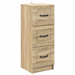 vidaXL Ladenkast Sonoma Eiken 33 x 34,5 x 87 cm Bewerkt hout