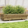 vidaXL Plantenbak 110x40x26,5 cm ge&iuml;mpregneerd grenenhout
