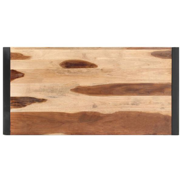 vidaXL Eettafel 120x60x75 cm massief hout