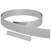 vidaXL Tuinrand 450 x 0,05 x 10 cm Gegalvaniseerd staal Zilver
