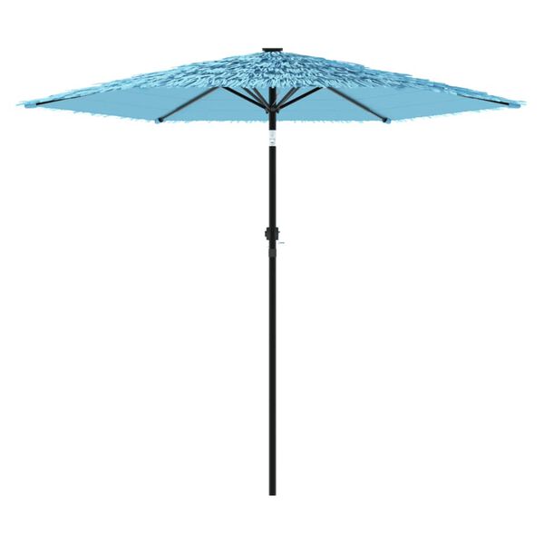 vidaXL Parasol met stalen paal 268x268x226 cm blauw