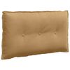 vidaXL Rugkussen Bruin 80 x 50 cm Cordstof