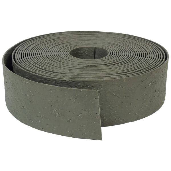 Nature Tuinrand getextureerd 0,12x24 m 5 mm grijs
