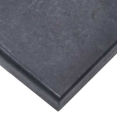 vidaXL Parasolvoet 40x28x4 cm graniet zwart