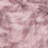 vidaXL Hoogpolig vloerkleed NAVARRA 100x100 cm polyester stoffig roze
