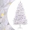 vidaXL Kunstmatige Inklapbare Kerstboom Wit 300 cm PVC en staal