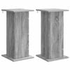 vidaXL Plantenstandaard 2 st Grijs sonoma 30,5 x 30 x 60,5 cm