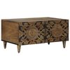 vidaXL Salontafel Bruin 80 x 50 x 40 cm Massief Mango Hout