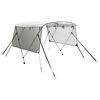 vidaXL Biminitop 3 bogen met mesh zijwanden 183x(137-152)x137 cm