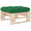 vidaXL Tuinhocker pallet ge&iuml;mpregneerd grenenhout
