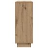 vidaXL Dressoir Artisan Eiken 97 x 29 x 75 cm Bewerkt hout