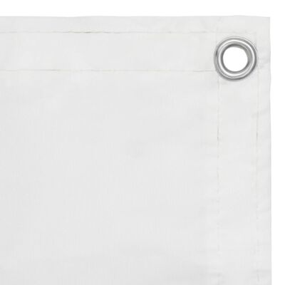 vidaXL Balkonscherm 120x300 cm oxford stof wit