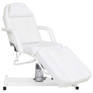 vidaXL Massagetafel 180x62x(87-112) cm wit