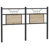 vidaXL Vervangend hoofdbord Sonoma 150 cm sonoma eikenhout staal