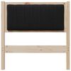 vidaXL Gestoffeerd hoofdbord Bruin 75 cm Massief grenenhout
