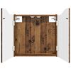 vidaXL Dartbord Kabinet Oud hout 56 x 12 x 63 cm Bewerkt hout