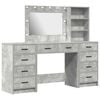 vidaXL Plafondtafel 3 pcs Beton Grijs 78,5 x 41 x 135 cm Bewerkt hout