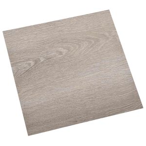 vidaXL Vloerplanken 55 pcs Taupe 5,11 m&sup2; PVC