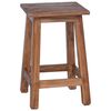 vidaXL Kruk Naturel 30 x 30 x 47 cm Mahoniehout