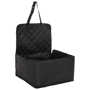 vidaXL Autostoelhoes voor honden zwart 45x45x25/55 cm