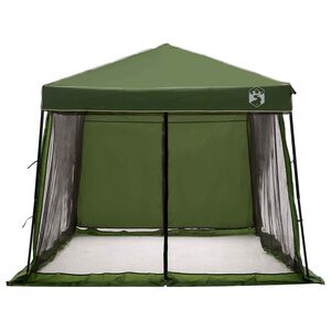 vidaXL Camping Tent Set 2 st 6-persoons Groen Taffeta en Stof