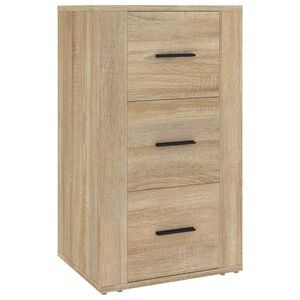 vidaXL Dressoir 40x33x70 cm bewerkt hout sonoma eikenkleurig