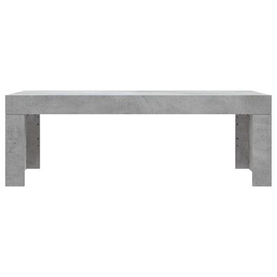 vidaXL Salontafel 102x50x36 cm bewerkt hout betongrijs