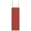 vidaXL Papieren zakken 250 st met hengsels 21x11x31 cm rood