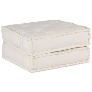 vidaXL Modulaire bankstel 70x70x36 cr&egrave;mekleurig stof