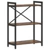 vidaXL Boekenkast 60 x 30 x 85 cm Bewerkt hout Gerookt eiken