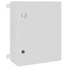 vidaXL Bedieningskast Grijs 47 x 17,5 x 50 cm ABS Kunststof