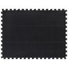 vidaXL Rubbertegel 12 mm 90x120 cm zwart