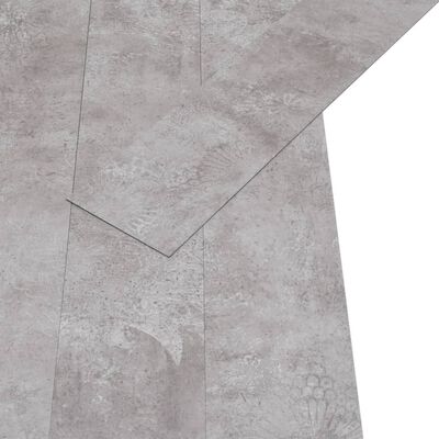 vidaXL Vloerplanken niet-zelfklevend 5,26 m² 2 mm PVC aardegrijs